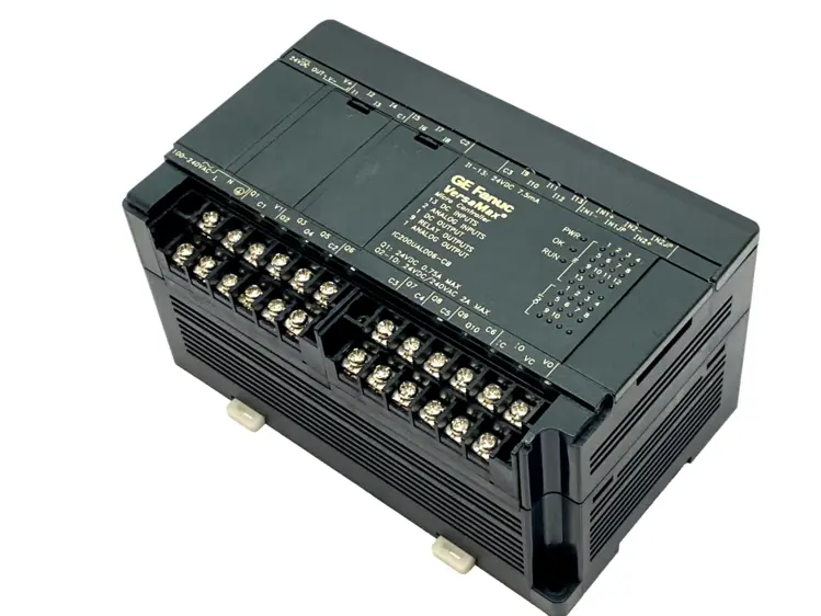 Used GE Fanuc VersaMax Micro PLC Relay Out 120VAC MISSING COVER PLC Processors Michigan US | Maverick Industrial Sales #1394928