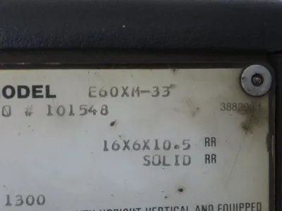 General Electric Hyster E60XM-33 Electric Forklift Hydraulic Pump Motor