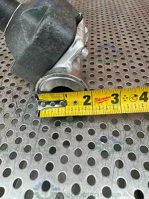 USED ITT PURE FLO 316L STAINLESS STEEL  DIAPHRAGM VALVE W/ 1" SANITARY FITTING