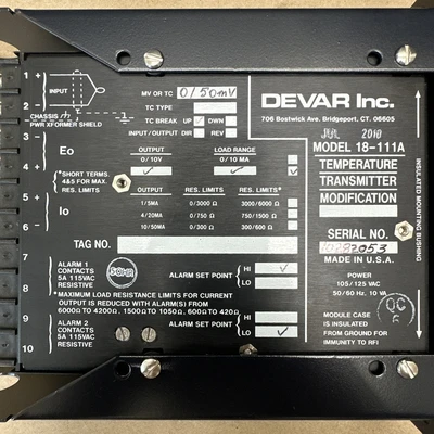 NEW DEVAR Inc 18-111A