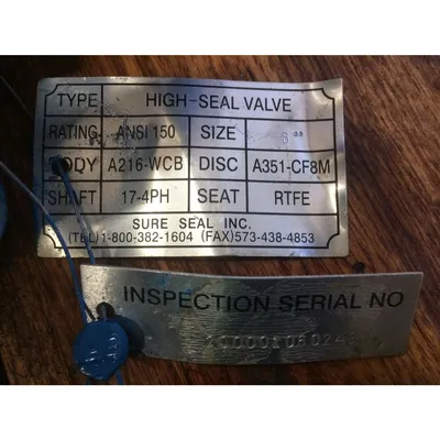 Used 6" Keystone Manual Butterfly Valve Figure 222