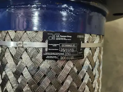 3.5' Flanged Metal Flex Hose 0D06902.2C