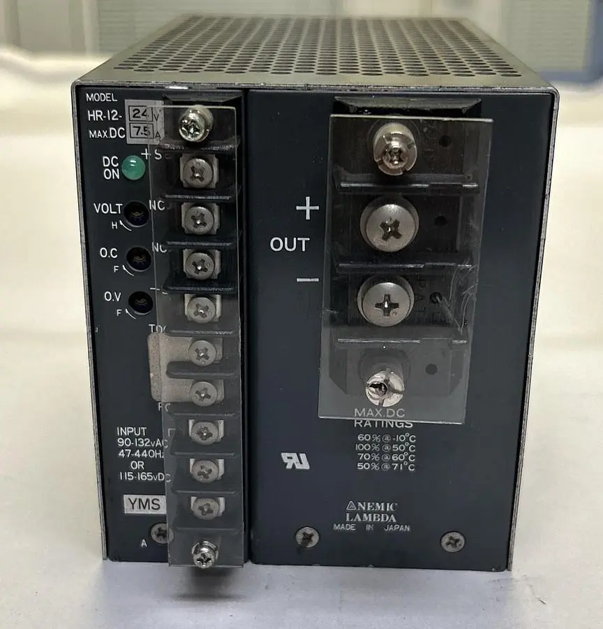 Used NEMIC LAMBDA HR-12-24V Miscellaneous Equipment (Electrical & Power) | Surplus Asset Holdings #1203759