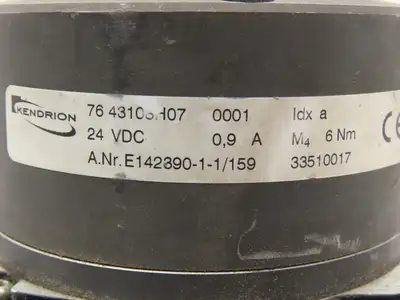 Berger Lahr BRS39BW460FBA Stepper Motor Inverter Duty 1000rpm 230V 2A