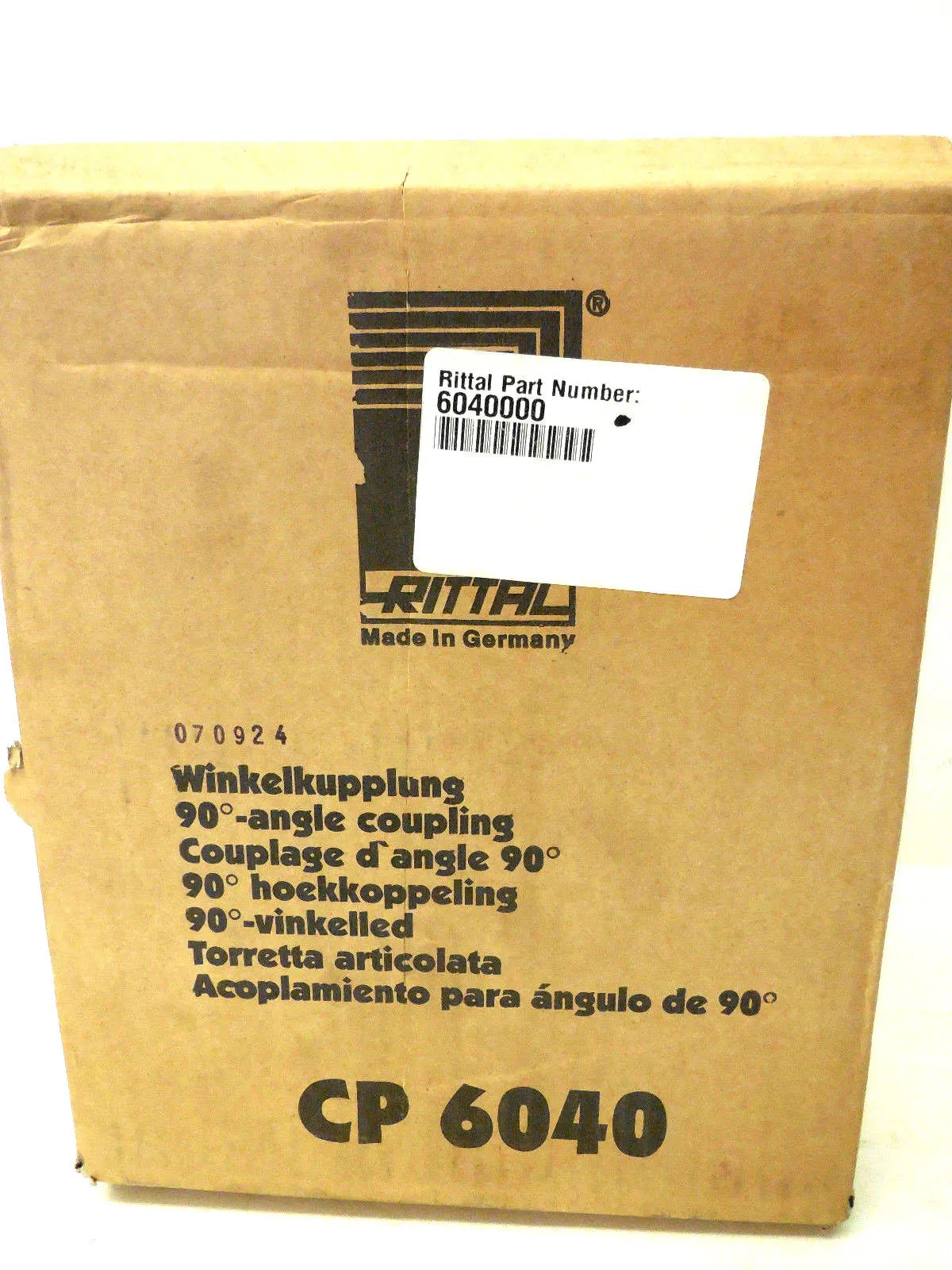 NEW RITTAL 6040000 90 DEGREE ANGLE COUPLING