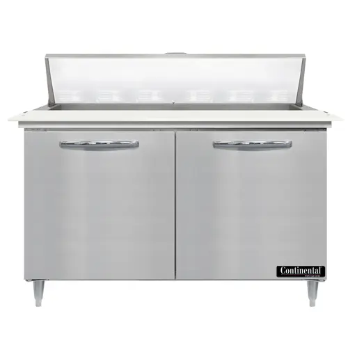 Continental D48N12C 48" Designer Line Sandwich/salad Prep Table W/ Refrigerated Base, 115v