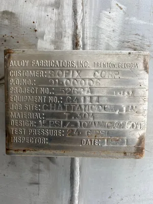 USED ALLOY FABRICATORS 375 GALLON