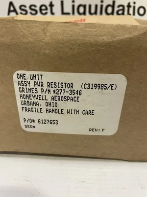 Honeywell 277-3546 Power Resistor Module Assembly -NIB