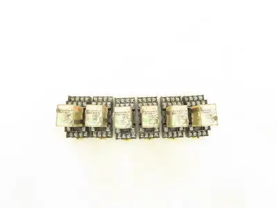 Weidmuller DRM570024LD Relay With Base 5A 24VDC 4 Contacts 14 Pin Lot Of 6