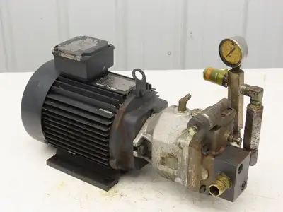 Yuken Hydraulic Piston Pump 7gpm 1000psi 2.2kw 220V 3PH Motor