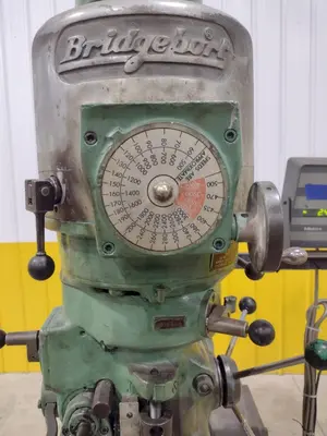 1.5 HP BRIDGEPORT SERIES I VERTICAL MILL & DIGITAL READ OUT MILLING MACHINE: STOCK #20706