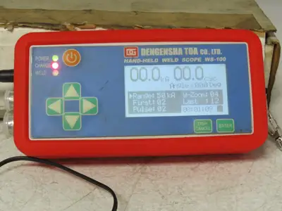 Dengensha Toa WS-100 Hand Held Weld Scope Monitor Checker 4" Coil 1B4S3UL