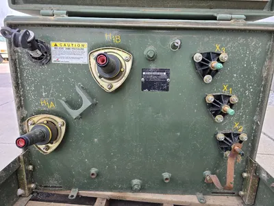 37.5 KVA Single Phase Cooper Pad Mount Transformer 4160GY 2400 to 240 120 IMP3.0
