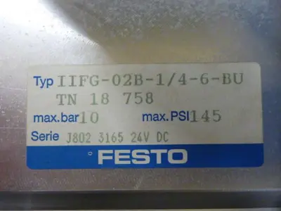 USED FESTO IFB8-02