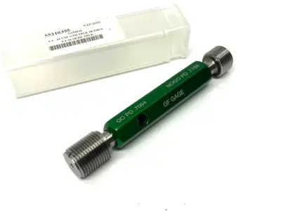 USED GF GAGE PLUG THREAD GAGE: 3/4-16 THREAD, 2B CLASS, DOUBLE END