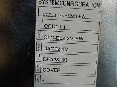 Indramat CCD01.1-KE12-01-FW Controller W/Cards CLC-D02.3M-FW, DAQ02.1M, DAQ02.1M