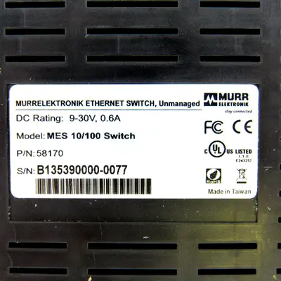 USED MURR ELEKTRONIK MES 10/100 58170