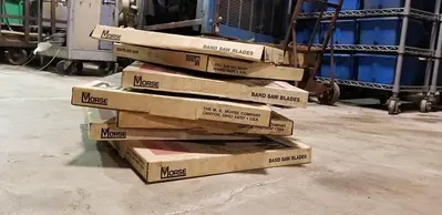 N.O.S. Morse 10' 11'' Band Saw Blade, 3/4'' .032 6 Raker Hard Back