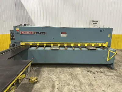 12' X 1/4" NIAGARA MODEL #SP-12-1/4 HYDRAULIC SHEAR: STOCK #22385