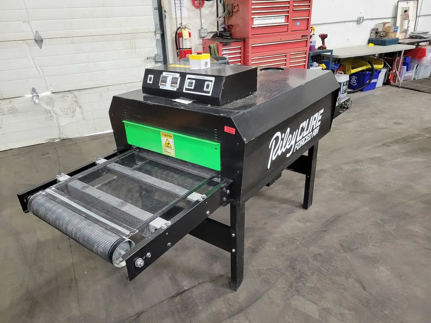 Table Top Conveyor Dryer 8 ft Long x 24 in. Wide Belt