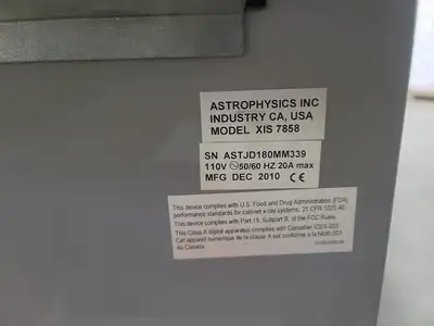Used 2010 ASTROPHYSICS XIS-7858 Safety Equipment British Columbia CA | Lenmark #265605