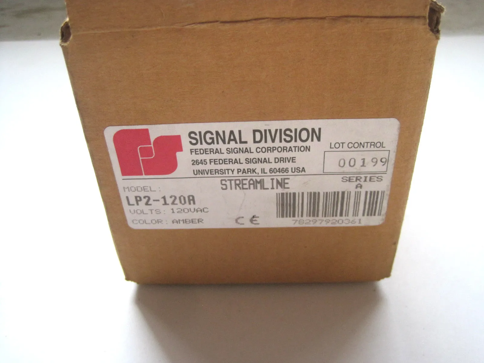 NEW FEDERAL SIGNAL LP2-120A LIGHT LP2120A