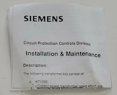 NEW Siemens B500-0924-8