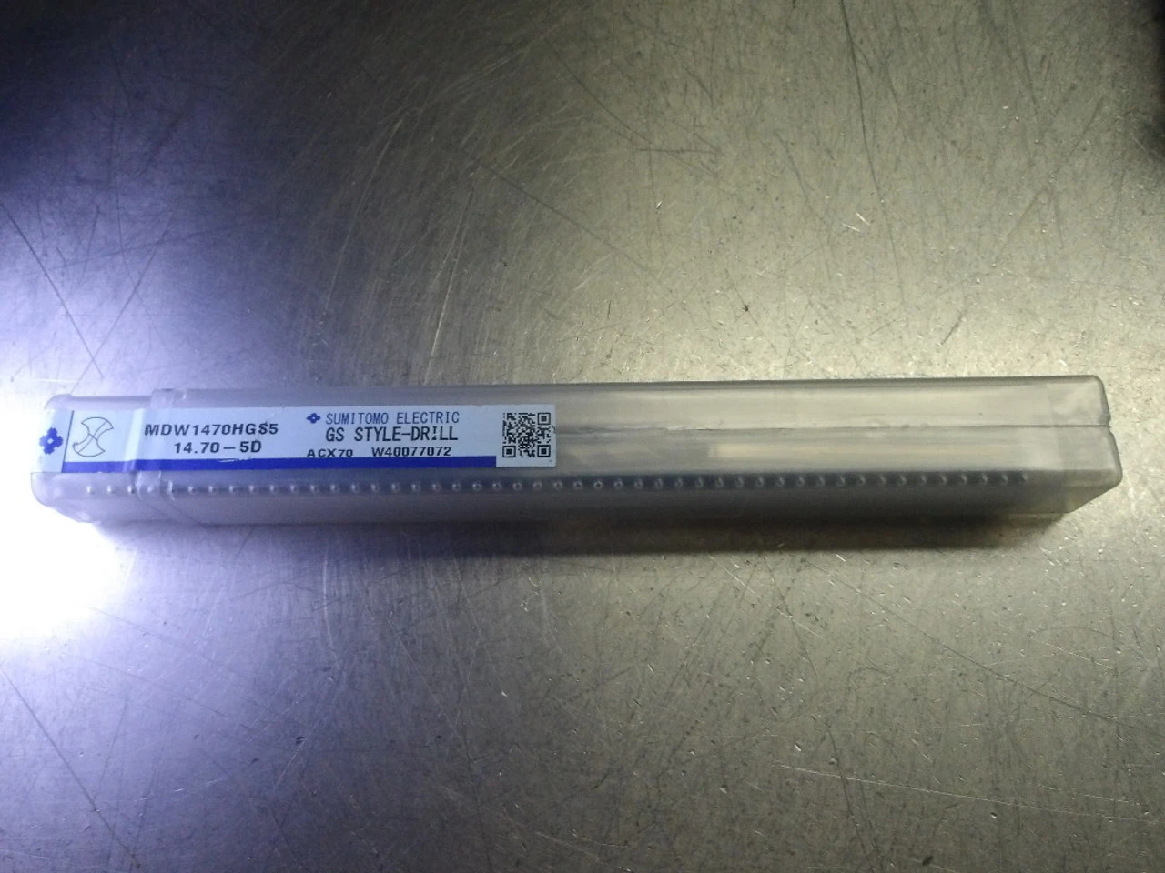 Sumitomo 14.7mm Coolant Thru Carbide Drill 15mm Shank MDW1470HGS5 (LOC1886A)