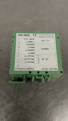 Contech Pt100/3/I-4/400E3 Isolating Amplifier Art.Nr.001380 3D-4
