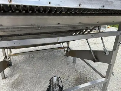 USED MAGNUSON ENGINEERING SHUFFLO FEEDER AND SLICER 54" WIDE