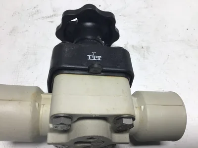 ITT 1″ Dia-flo Diaphragm Valve 2414-M-923 Handwheel Operated New