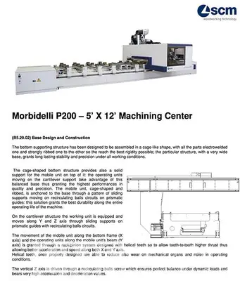 USED 2019 MORBIDELLI P200 CNC ROUTER & EDGEBANDER