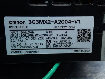 Used OMRON 3G3MX2A2004V1 Power Inverters | HGR 24 #747976