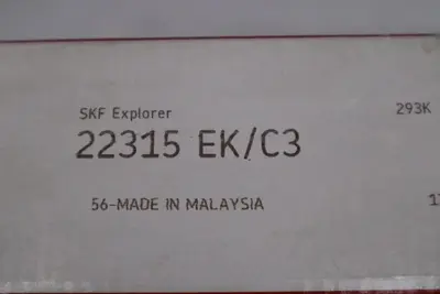 NEW SKF 22315 EK/C3 spherical roller bearing STK 2927CC
