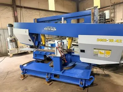 Used OCEAN HYDMECH DM18/42 Horizontal Dual Column Band Saws Arkansas US | SMF MACHINE TOOLS #1548854