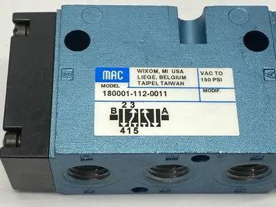 180001-112-0011 | Mac Valves  4-Way Pneumatic Solenoid Valve - New Other