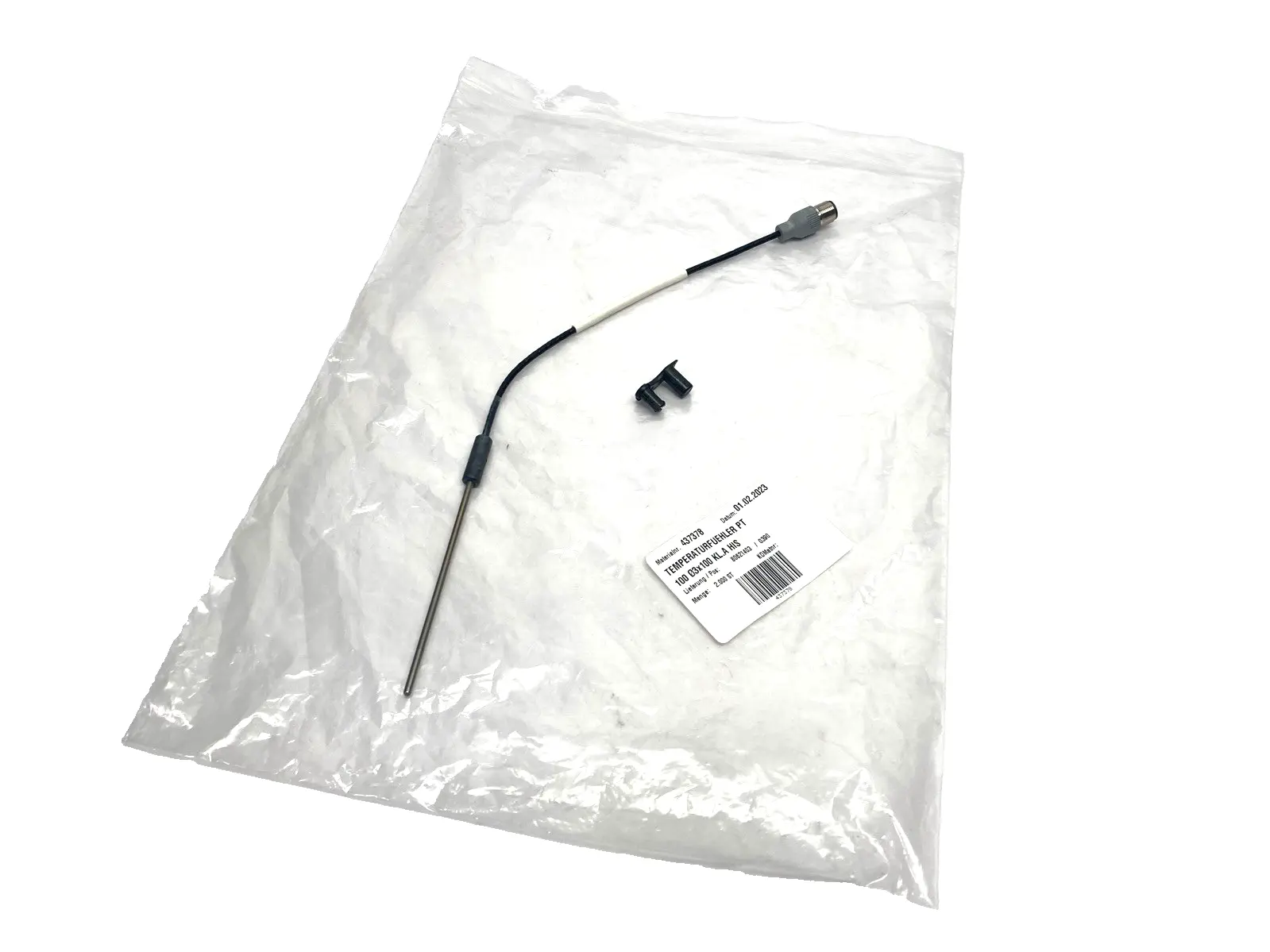 437378, 1xPt100 | H-KON Hainzl 437378 Temperature Sensor 1xPt100 KI A/HAINZL 3mm Diameter - New Other