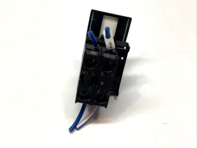 USED EATON PUSHBUTTON 22.5MM BLUE LED 230V 1NO W/ X2 M22-K10