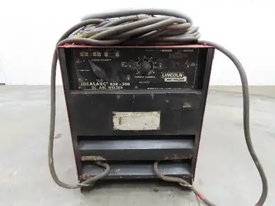 Lincoln 8506-PS IDEALARC R3R DC ARC Stick Welder Power Source 500 Amp Leads 3PH