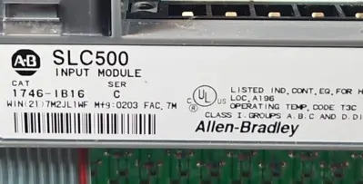 Allen-Bradley 1746-IB16/C SLC500 Input Module (BIN632)