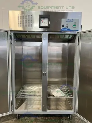 USED FISHER SCIENTIFIC 13-986-126RA ISOTEMP PLUS LABORATORY REFRIGERATOR 1°C TO 12°C
