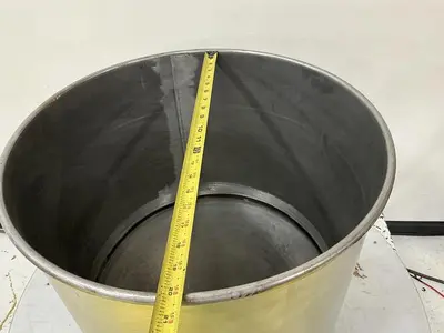 USED METAL FABRICATOR HOPPER