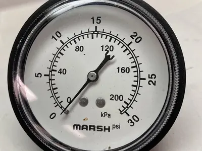 New | in-Stock MARSH 0-30 Universal Pressure Meters Ohio US | Surplus Asset Holdings #1243716