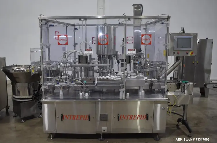 Used CAPMATIC F4-A/X-PP-222 Liquid Fillers | Aaron Equipment #419842