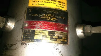 Used Woods 30-in Axial Exhaust Fan Axial Fans Quebec CA | Machineco #1256247