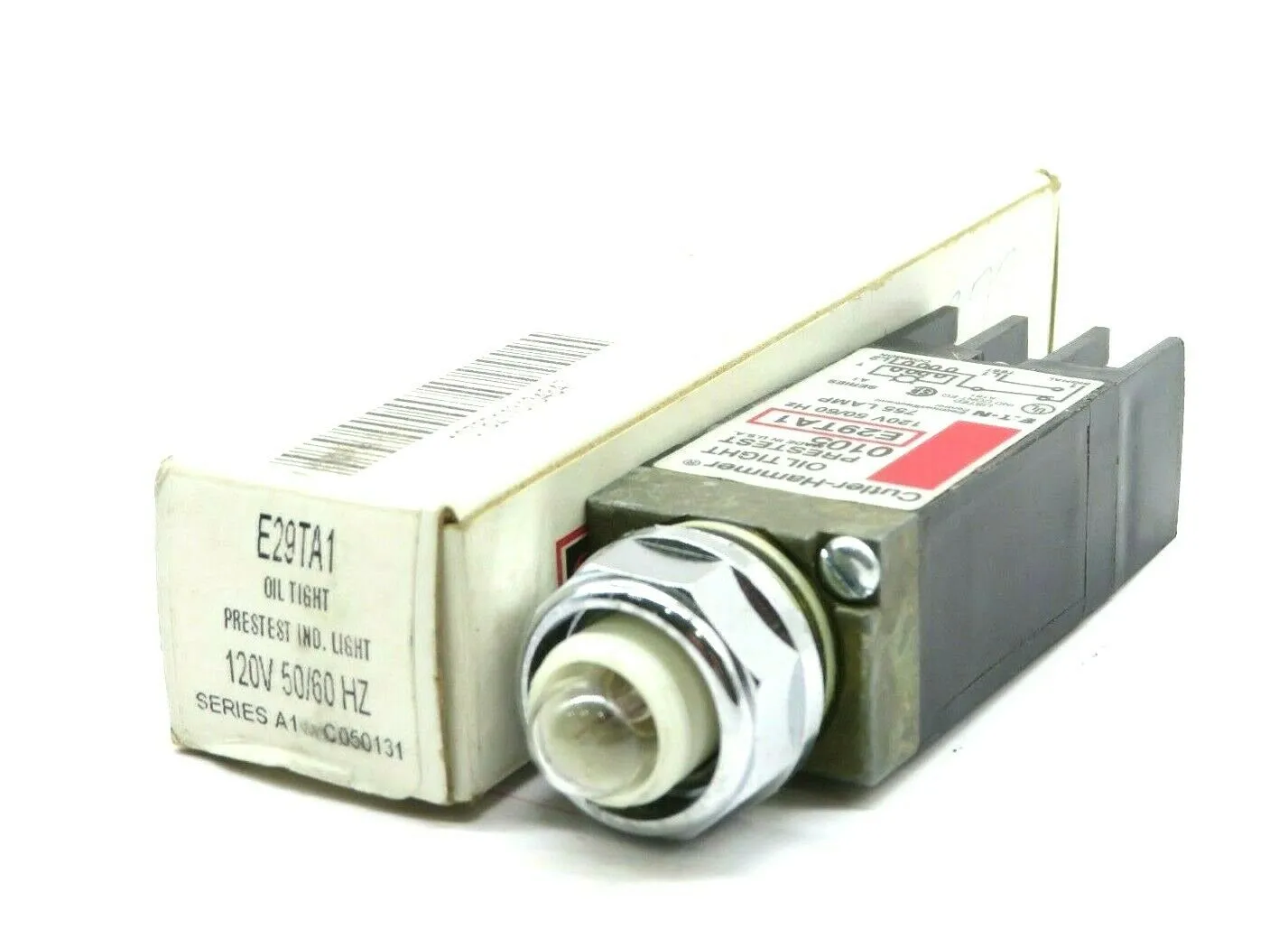 NEW CULTLER HAMMER E29TA1 INDICATING LIGHT 120V 50/60 HZ SERIES A1