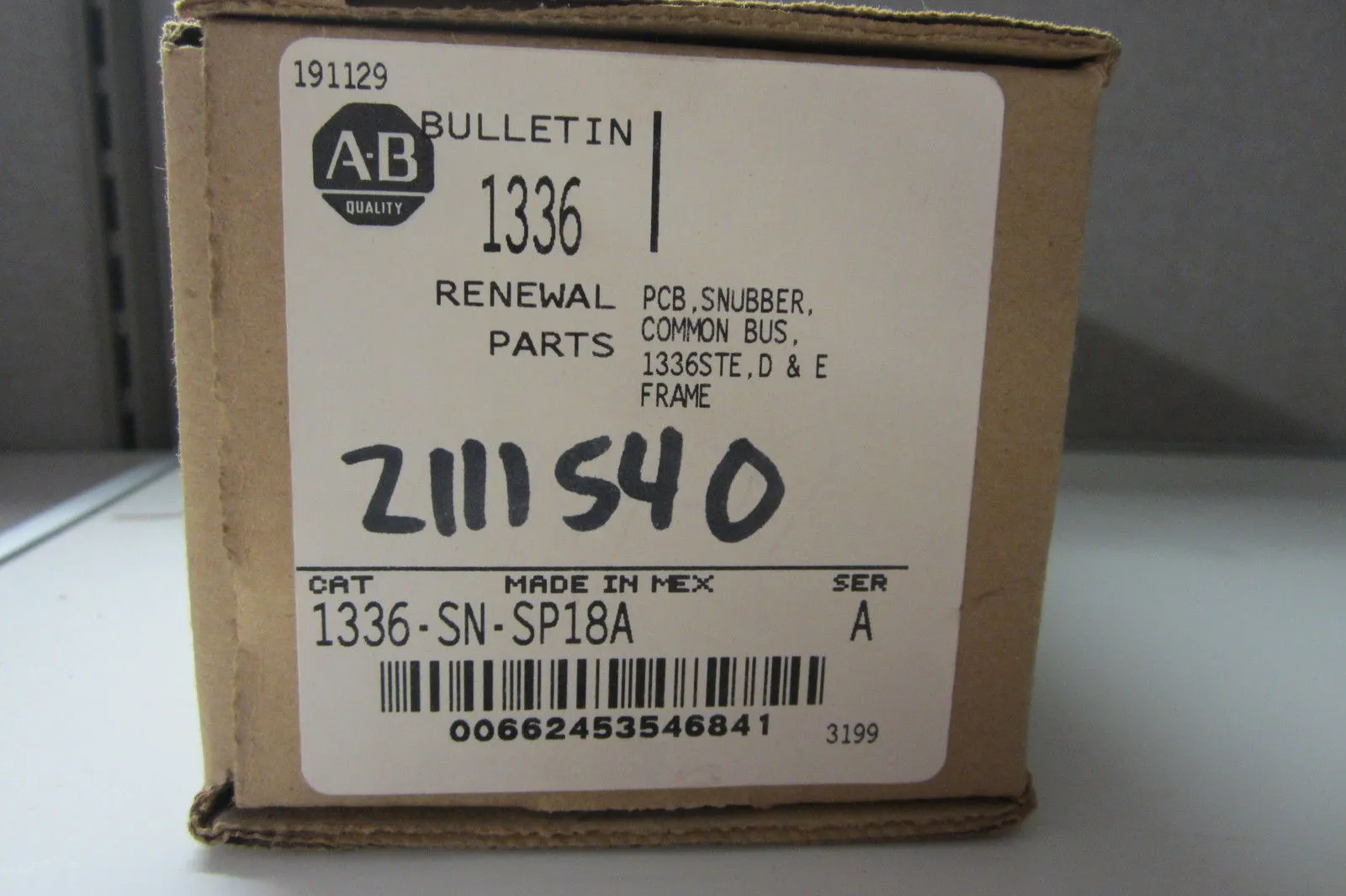 NEW ALLEN BRADLEY 1336-SN-SP18A PC BOARD FACTORY SEALED 1336SNSP18A
