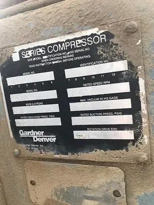 USED GARDNER DENVER MLGB