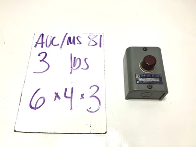 Square D 9001-GG-127C CONTROL STATION STOP LOCKOUT NEMA1 600V AC/DC SER A