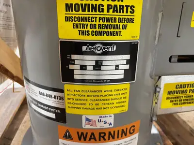 USED AEROVENT TUBEAXIAL FAN
